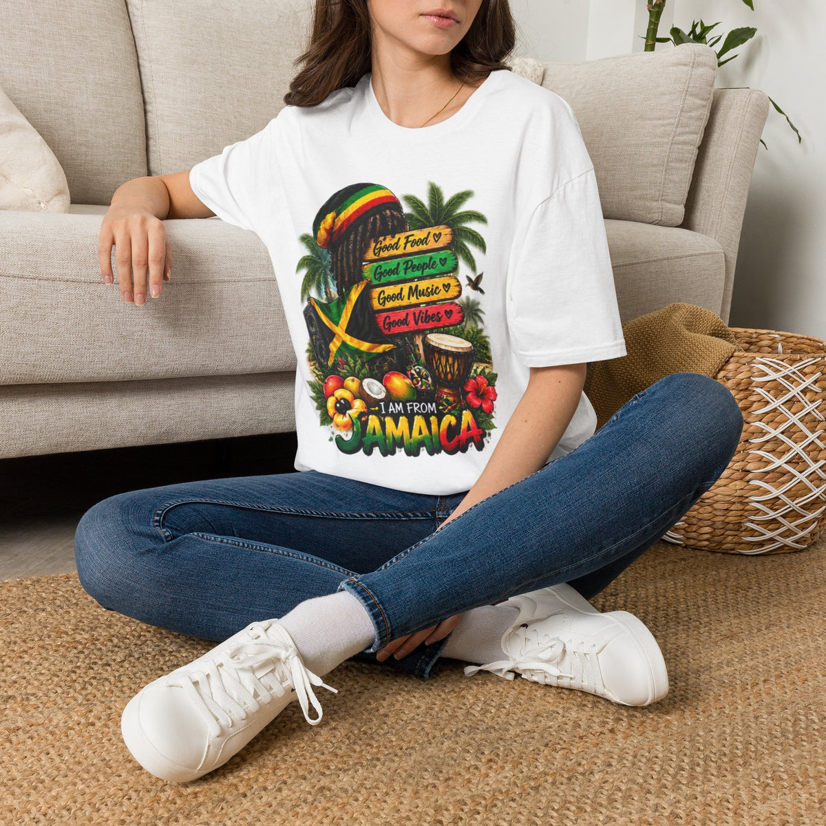 Jamaica Reggae Graphic T-Shirt — &