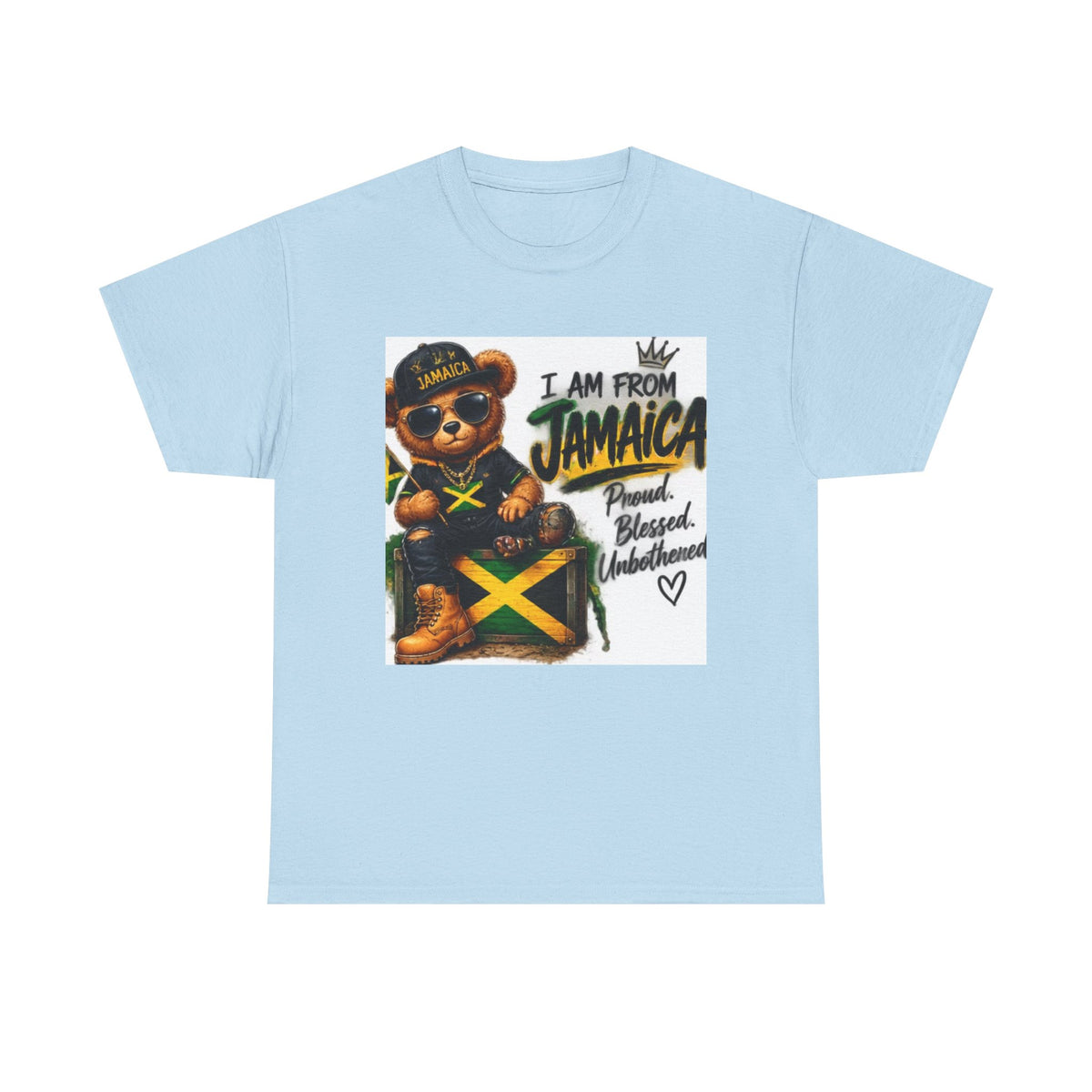 I Am From Jamaica Teddy Bear T-Shirt — Jamaican Pride Tee