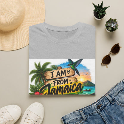 Jamaica Pride T-Shirt — "I Am From Jamaica" Tropical Vacation Tee