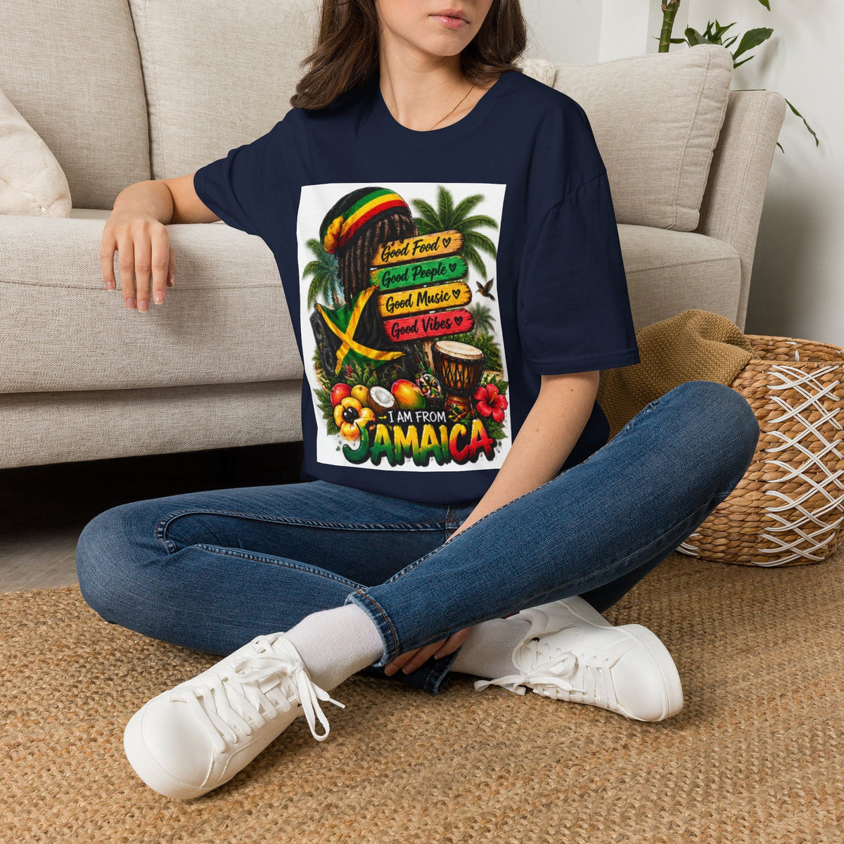 Jamaica Reggae Graphic T-Shirt — &