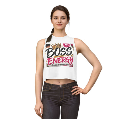 Boss Energy Crop Top — "Building My Own Lane" Graphic Women&