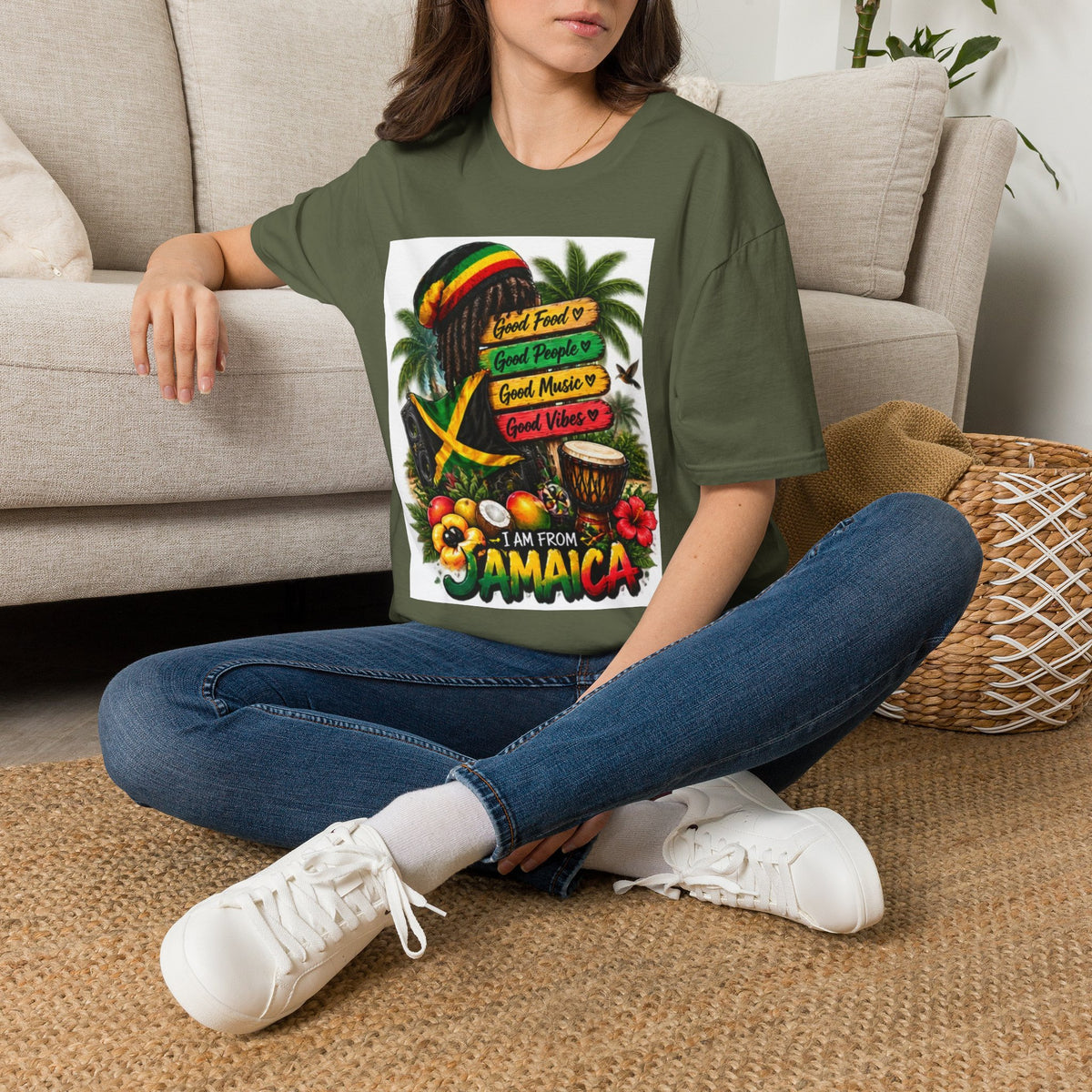 Jamaica Reggae Graphic T-Shirt — &