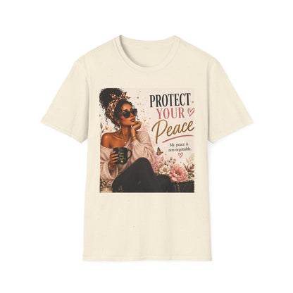 Protect Your Peace T-Shirt — Afro Chic Inspirational Tee