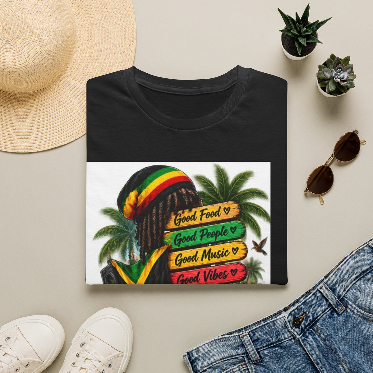 Jamaica Reggae Graphic T-Shirt — &