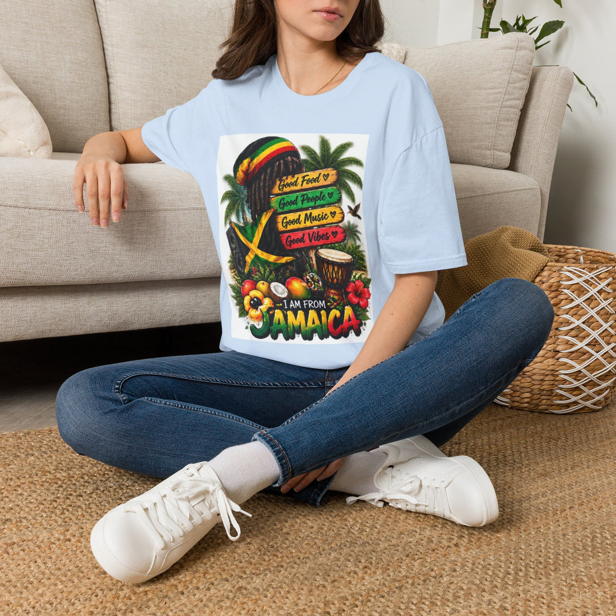 Jamaica Reggae Graphic T-Shirt — &