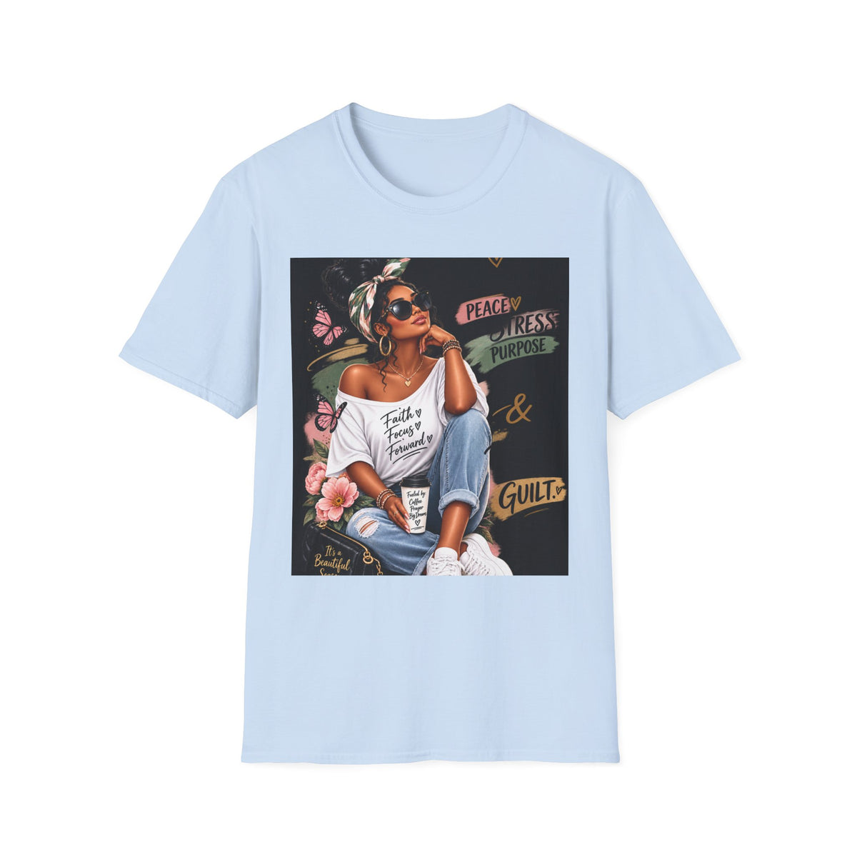 Peace, Progress &amp; Purpose Graphic T-Shirt — &