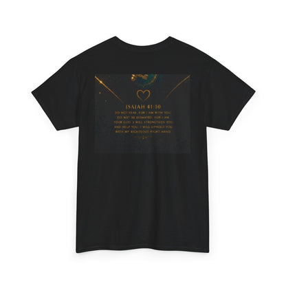 Butterfly Heart Tee — Inspirational Scripture Isaiah 41:10 Christian T-Shirt
