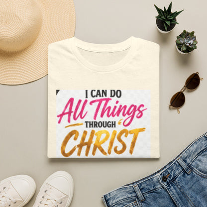 I Can Do All Things Through Christ T-Shirt — Inspirational Christian Tee (Philippians 4:13)