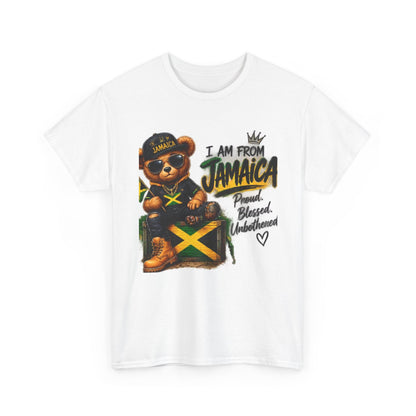I Am From Jamaica Teddy Bear T-Shirt — Jamaican Pride Tee
