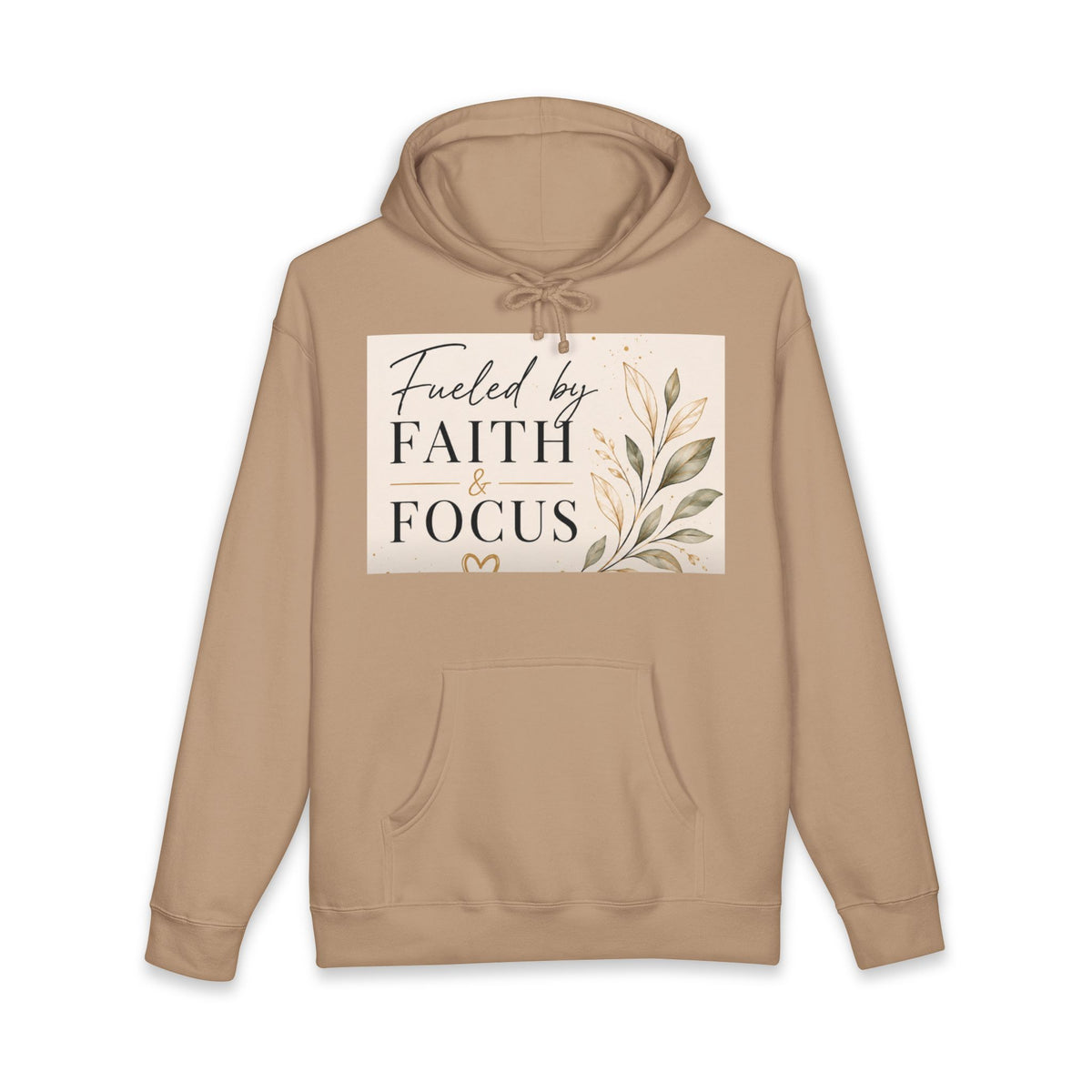 Fueled by Faith &amp; Focus Hoodie — Inspirational Christian Pullover