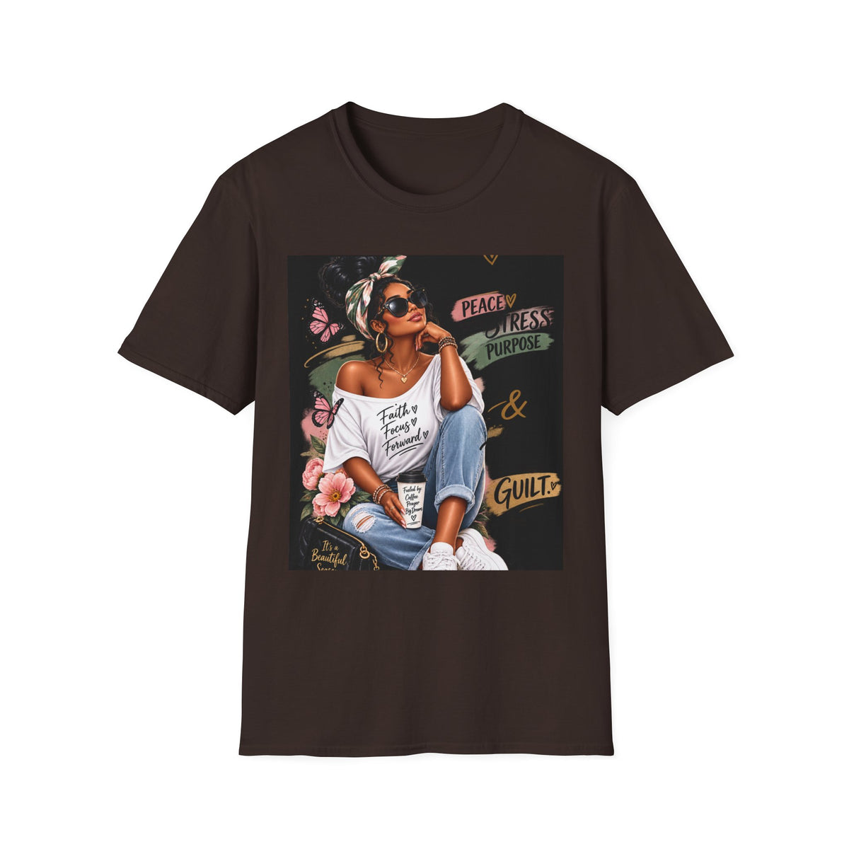 Peace, Progress &amp; Purpose Graphic T-Shirt — &