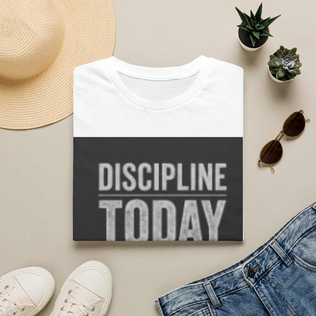 Discipline Today Freedom Tomorrow T-Shirt — Motivational Fitness Tee