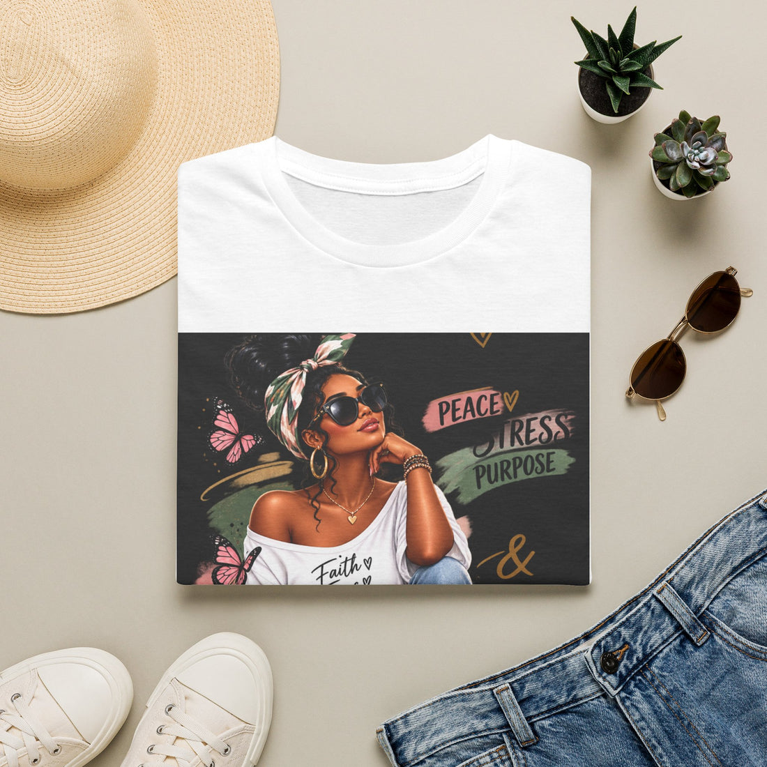 Peace, Progress &amp; Purpose Graphic T-Shirt — &