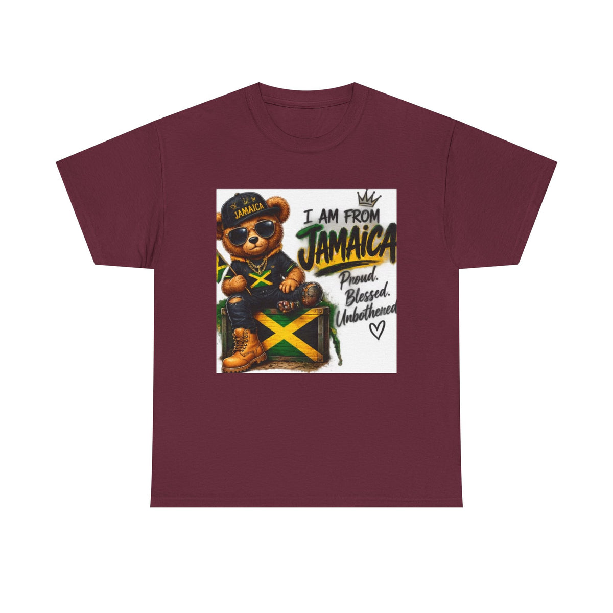 I Am From Jamaica Teddy Bear T-Shirt — Jamaican Pride Tee