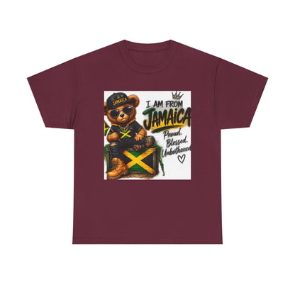I Am From Jamaica Teddy Bear T-Shirt — Jamaican Pride Tee