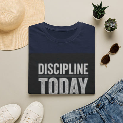 Discipline Today Freedom Tomorrow T-Shirt — Motivational Fitness Tee
