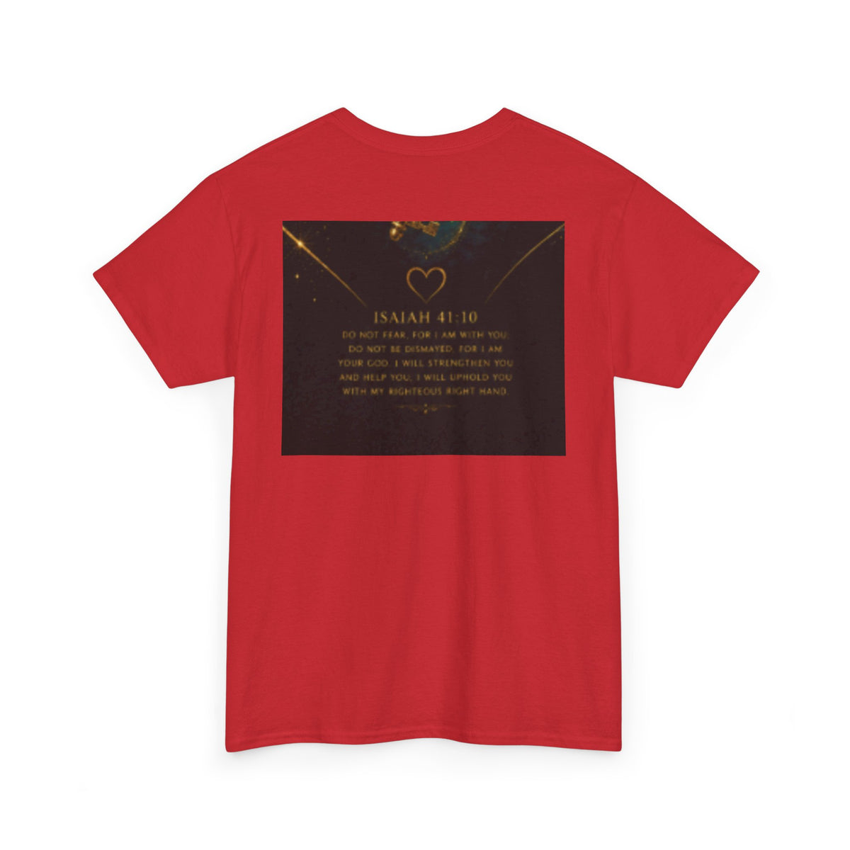 Butterfly Heart Tee — Inspirational Scripture Isaiah 41:10 Christian T-Shirt