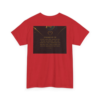 Butterfly Heart Tee — Inspirational Scripture Isaiah 41:10 Christian T-Shirt