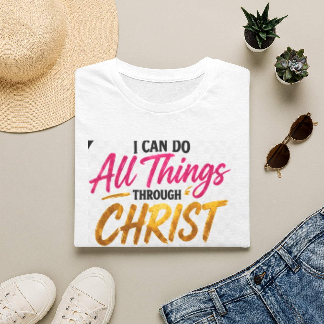 I Can Do All Things Through Christ T-Shirt — Inspirational Christian Tee (Philippians 4:13)