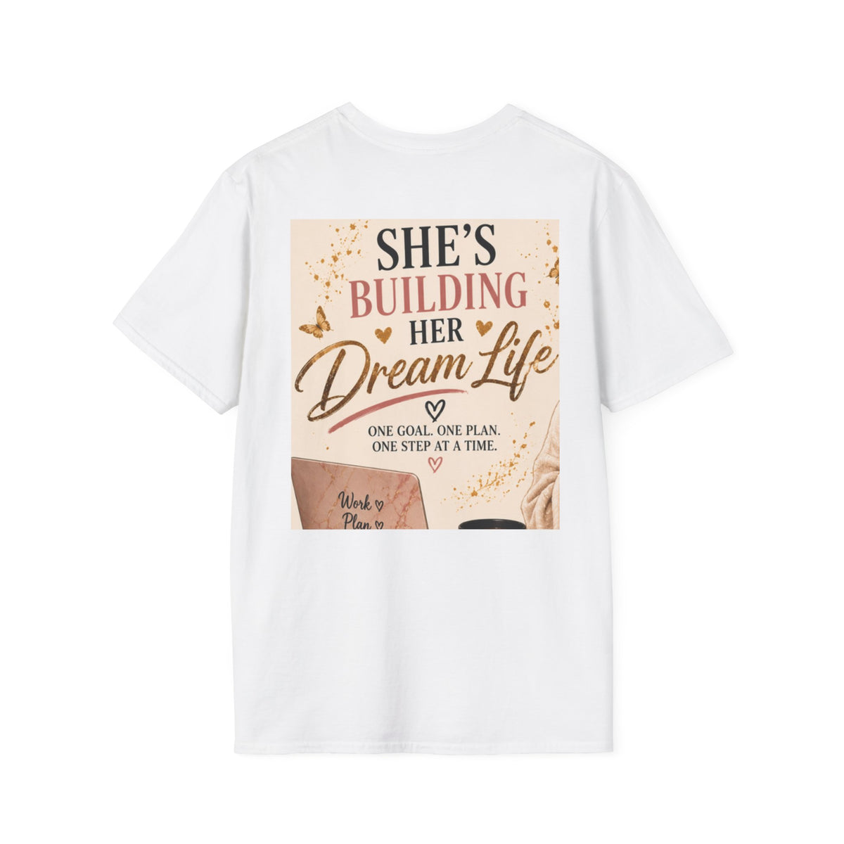 Vintage Floral Afro Woman Tee — Boho Chic Graphic T-Shirt