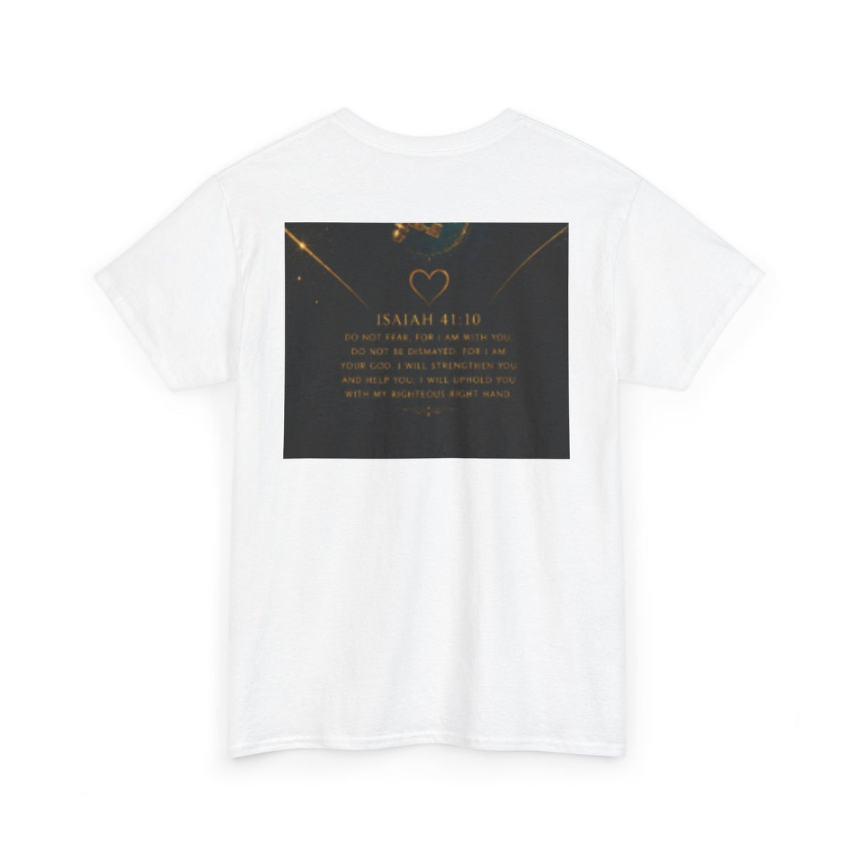 Butterfly Heart Tee — Inspirational Scripture Isaiah 41:10 Christian T-Shirt